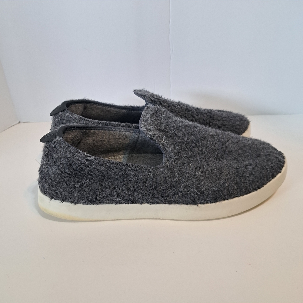 Allbirds Gray Men's Wool Lounge Fluffy Slip On Shoes‎ Size 10